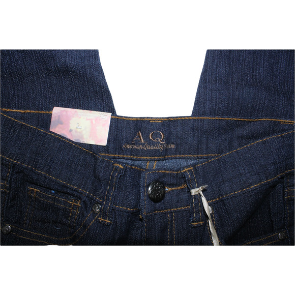 NEW AMERICAN QUALITY DENIM WOMEN'S SIZE 3 HIGH RISE SKINNY BLUE JEANS - Picture 7 of 10